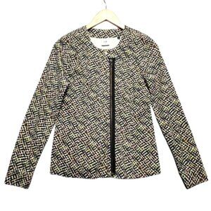 CAbi Moto Jacket S Cliffside‎ Zip Multicolor Pattern